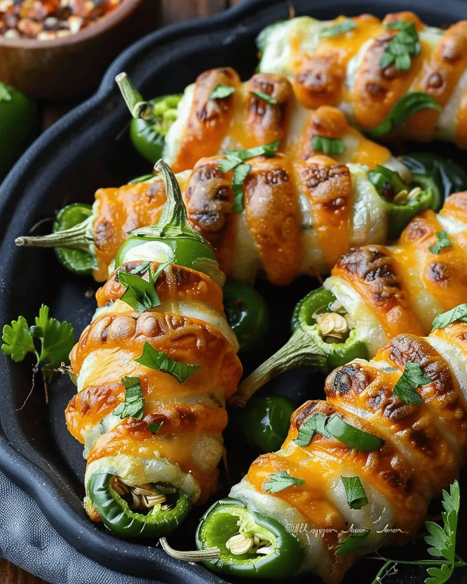 Jalapeno Popper Mummies: Easy Turkey Bacon & Chicken Ham Treats