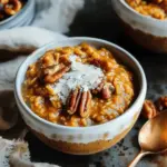 Slow Cooker Pumpkin Pie Oatmeal