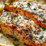 Baked Boursin Salmon