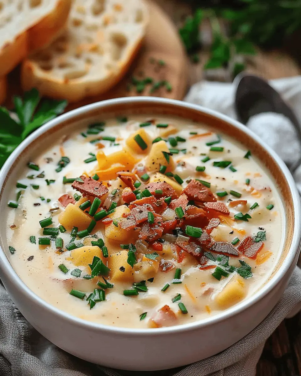 Copycat Outback Loaded Baked Potato Soup: Indulgent with Turkey Bacon