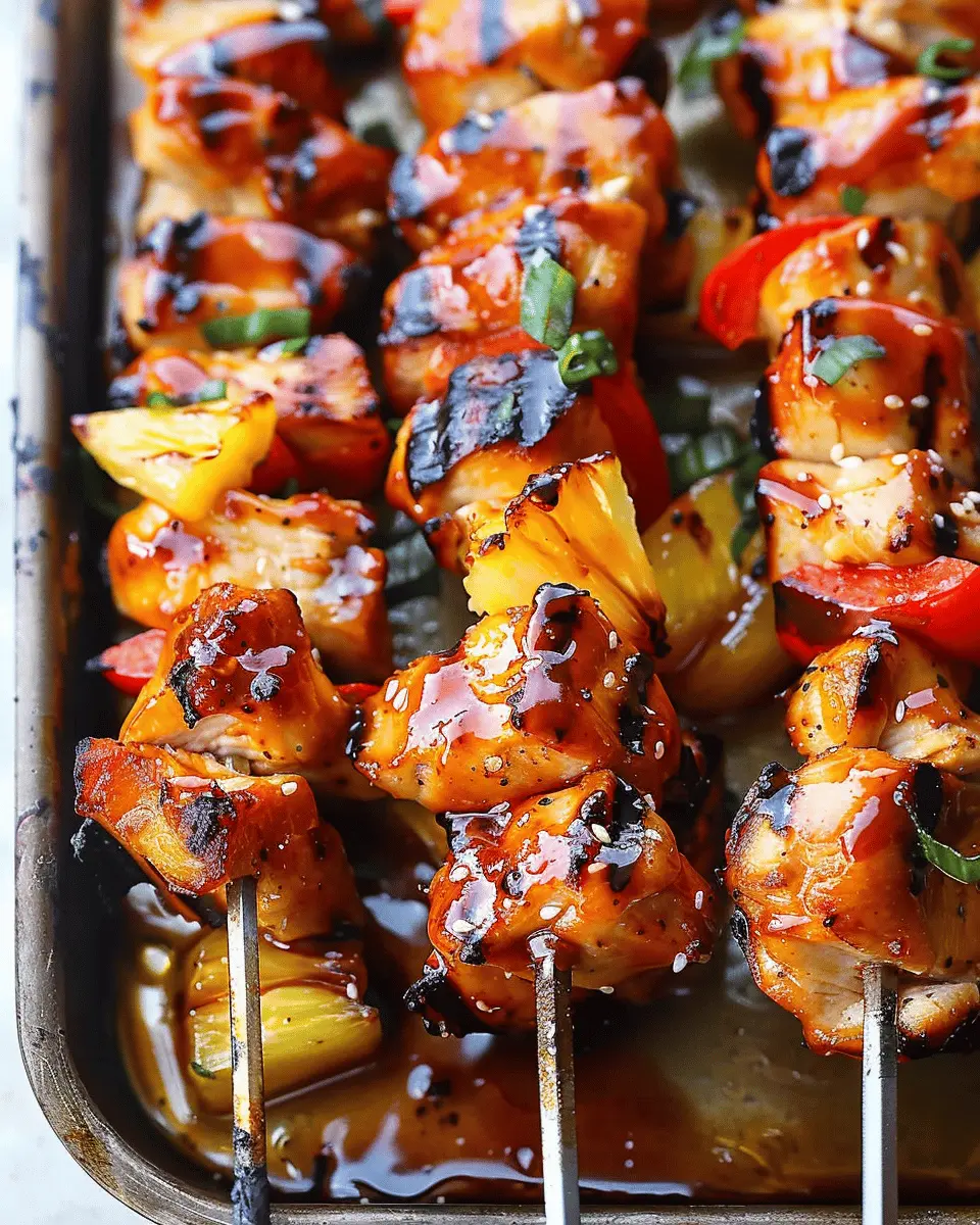 BBQ Pineapple Chicken Kabobs: Juicy Flavors for Your Grill