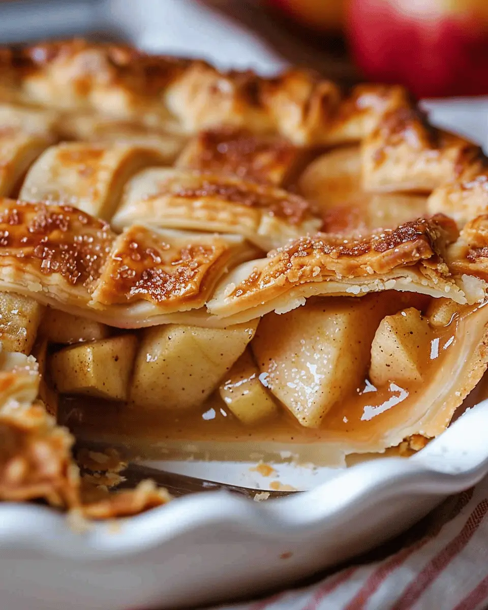 Best Recipe for Apple Pie: Indulge in Homemade Comfort Bliss