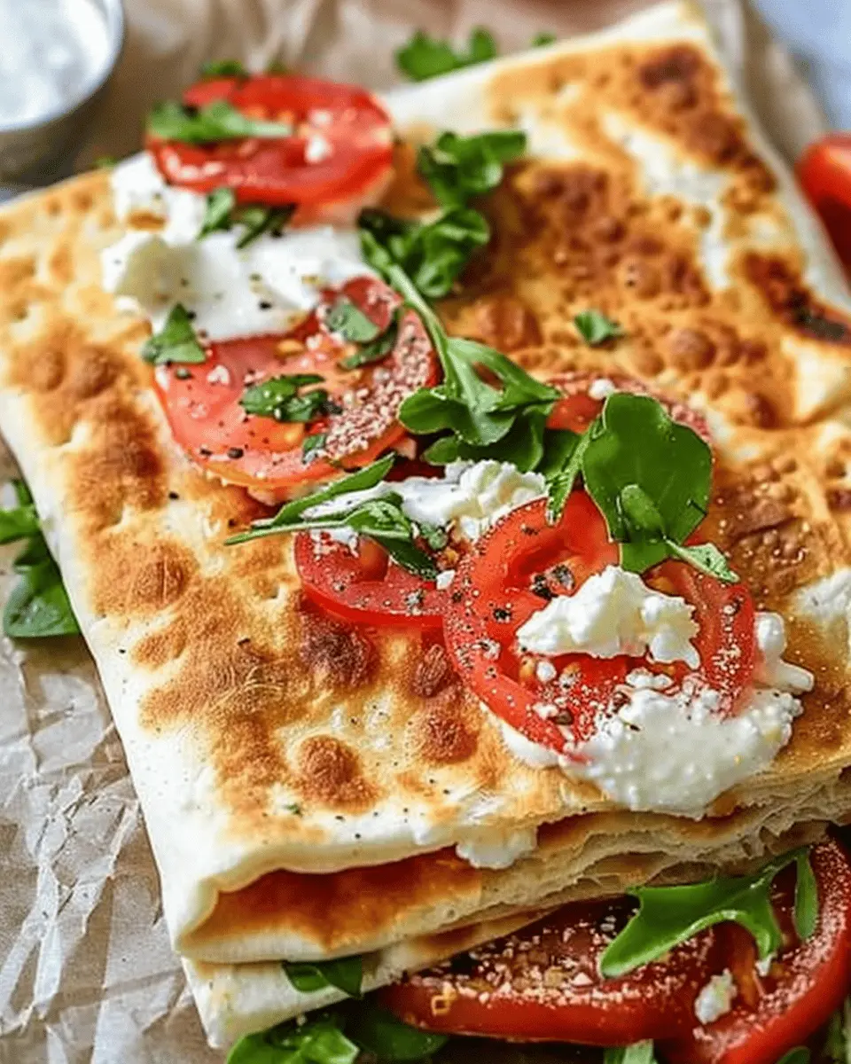 Cottage Cheese Wrap Recipe: Easy Turkey Bacon & Fresh Veggies