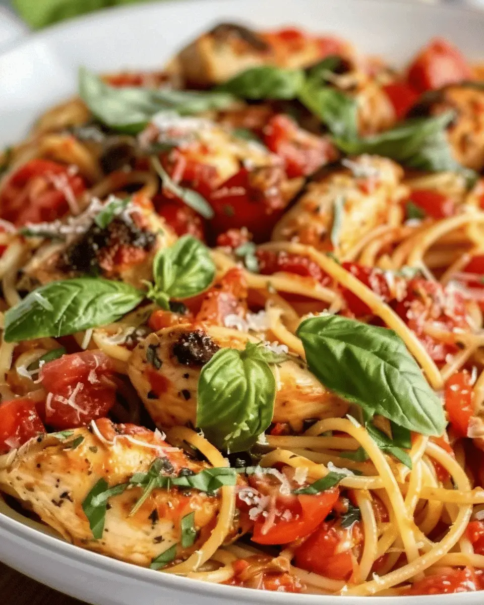 Delicious Bruschetta Chicken Pasta Recipe: A Flavorful Twist at Home