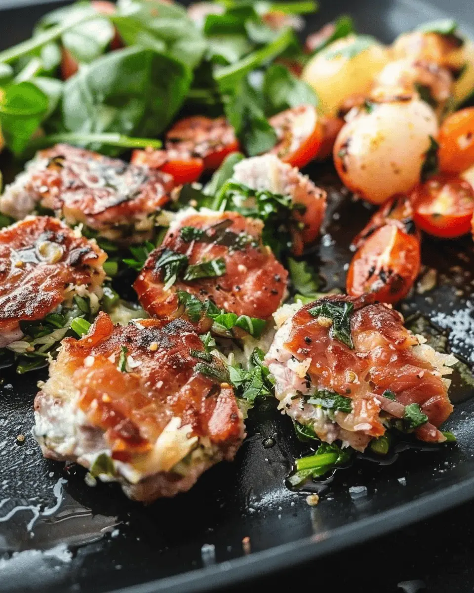 Easy Low Carb High Protein Turkey Bacon & Chicken Ham Delight