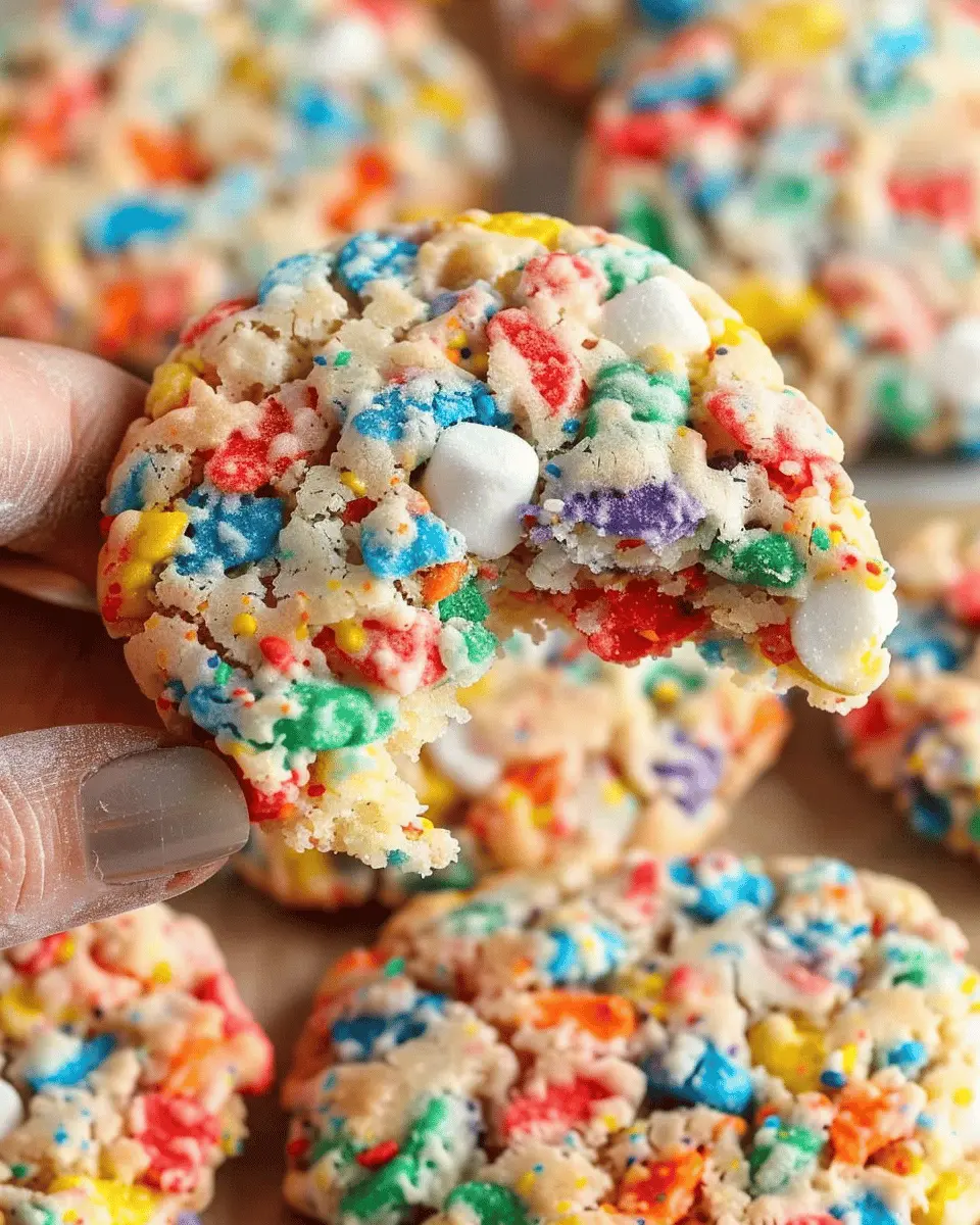 Fruity Pebble Marshmallow Cookies: Easy Indulgence at Home