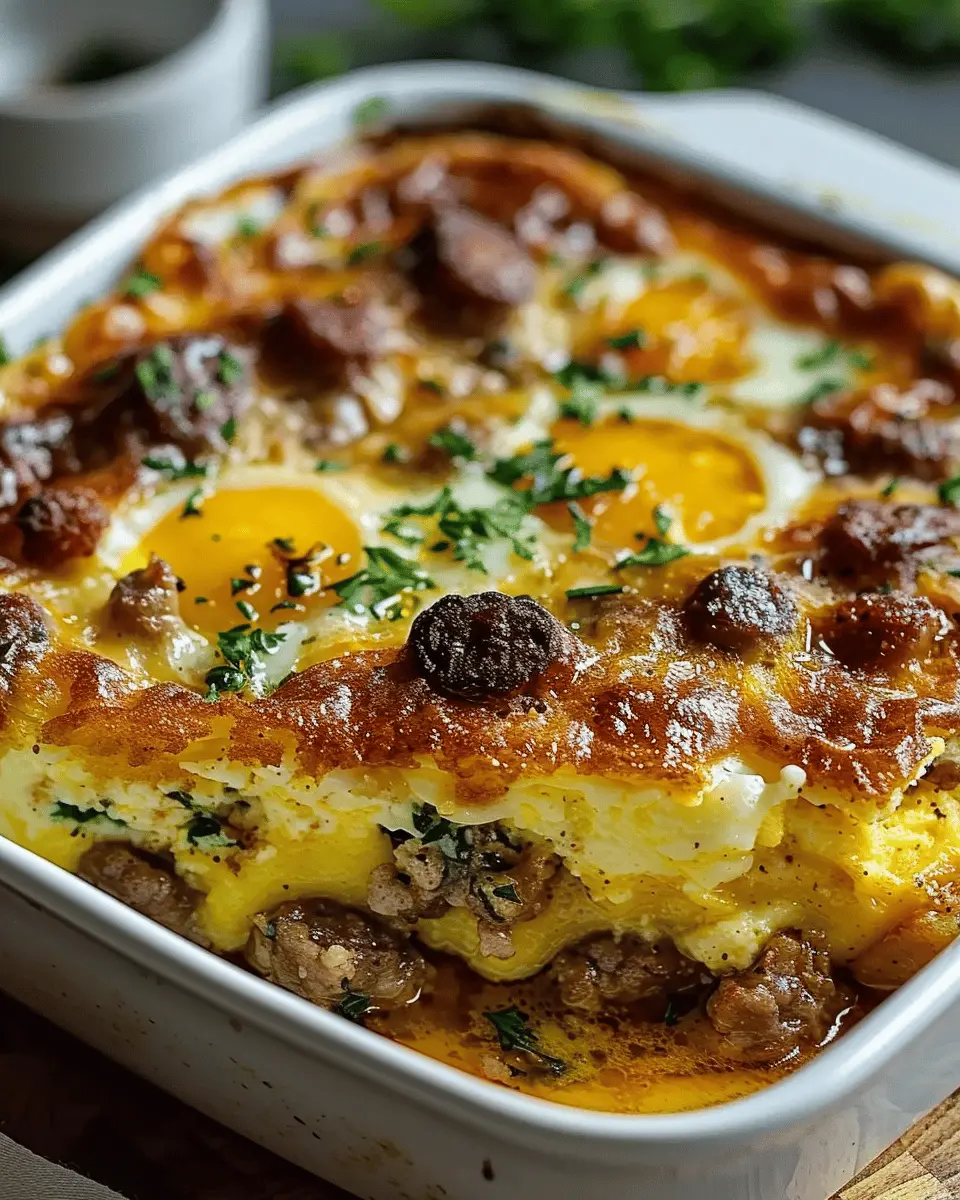 Pancake Sausage Breakfast Bake: An Easy Family Favorite Recipe