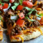 Taco Pizza mini's made