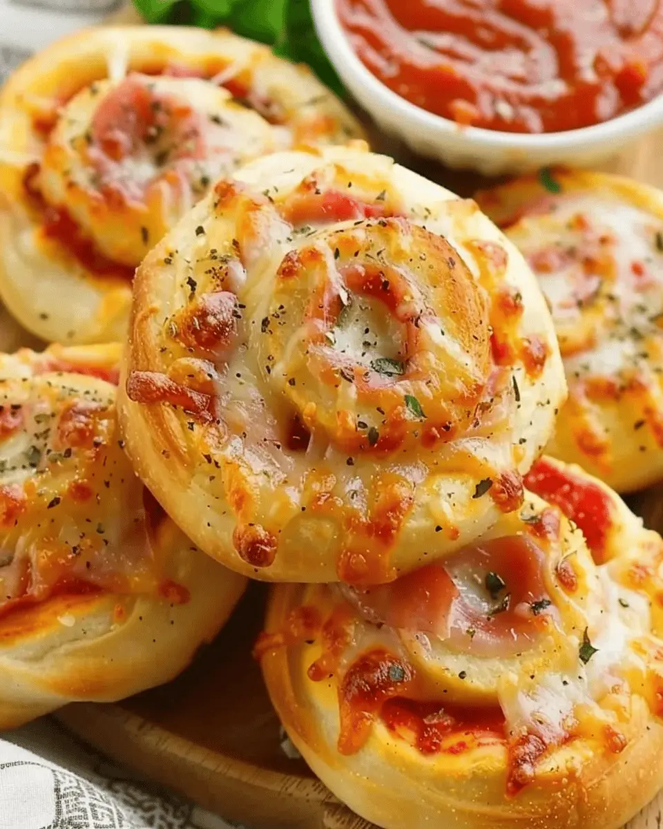 Pizza Rolls: Indulgent Treats with Turkey Bacon and Chicken Ham