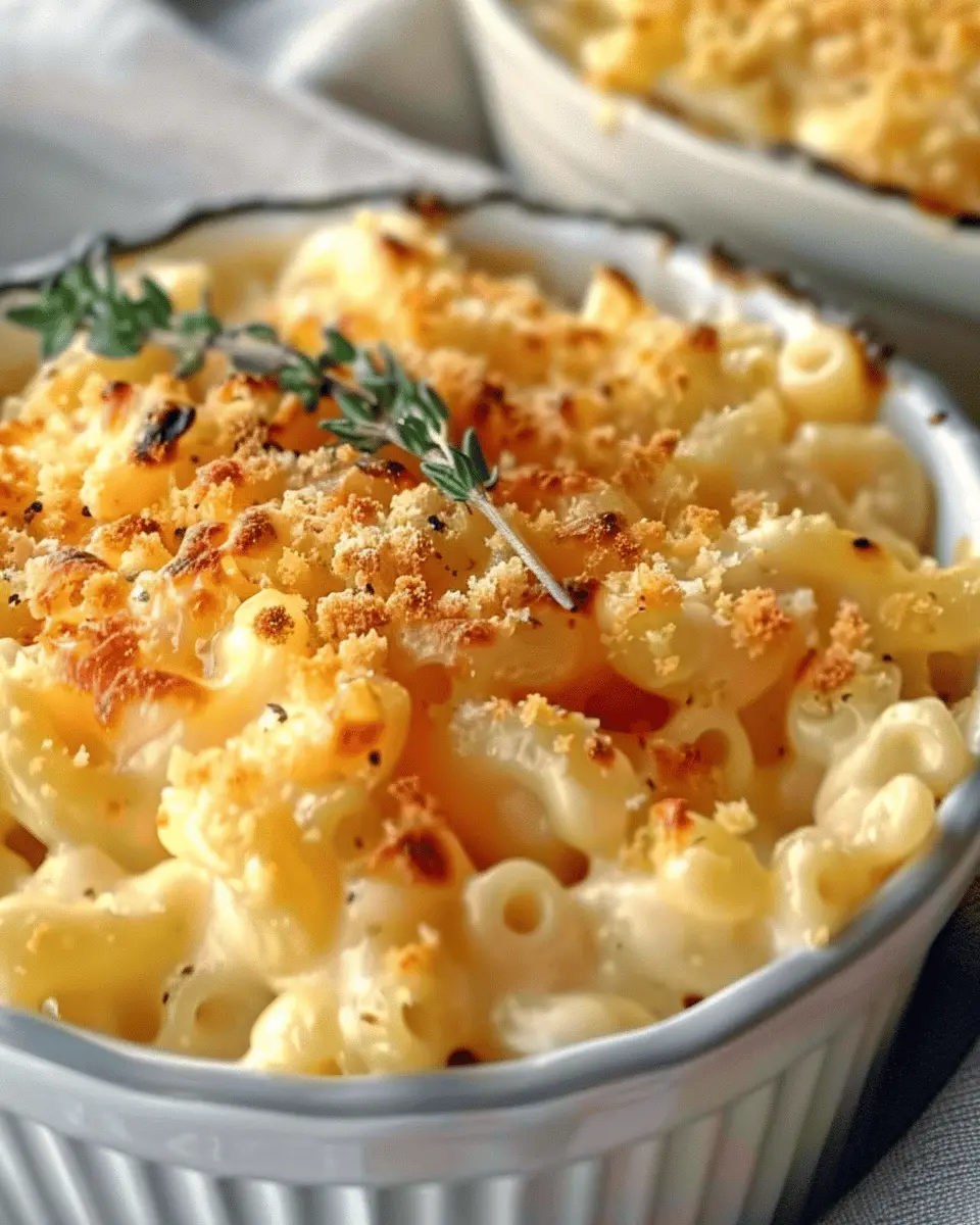 Macaroni and Cheese: Indulgent Recipe with Turkey Bacon and Chicken Ham
