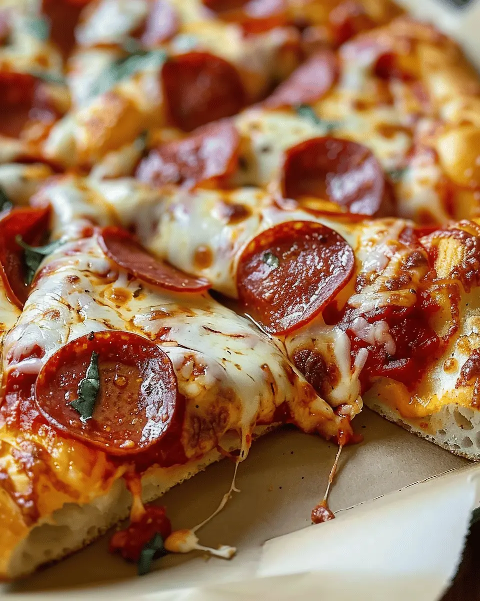 Cheesy Pepperoni Pizza: The Best Homemade Twist with Turkey Bacon