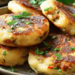 Stuffed Potato Cakes