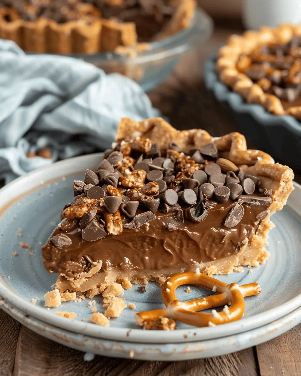 Gooey Chocolate Pretzel Pie: An Indulgent Treat for Sweet Lovers
