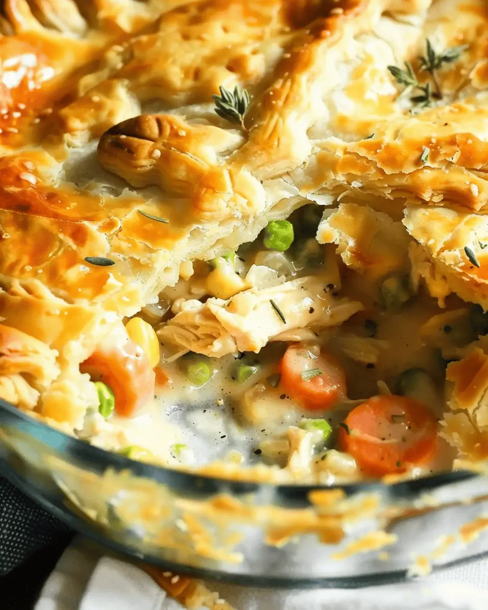 Chicken Pot Pie with Cream: A Comforting, Easy Recipe for All