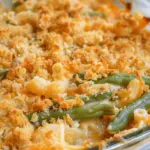 Mac and Cheese Green Bean Casserole