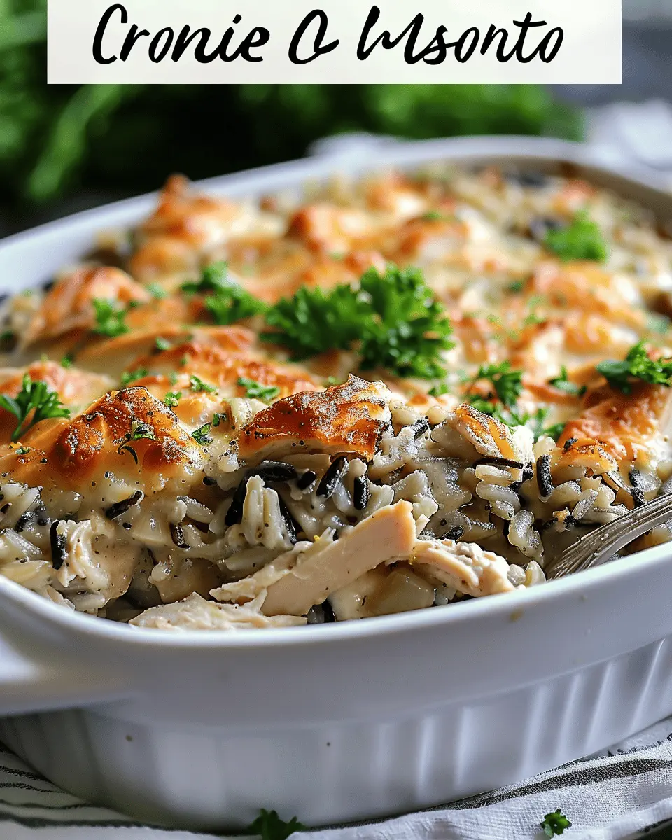Chicken Wild Rice Casserole: Easy Comfort Food with Turkey Bacon