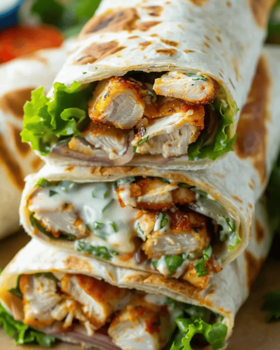 Chicken Ranch Wraps: Easy and Delicious with Turkey Bacon