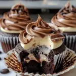 Chocolate Coffee Cream Cupcakes
