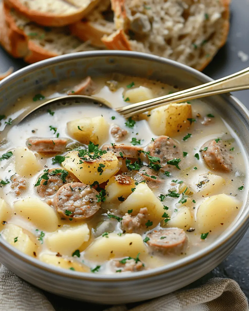 Cozy Crockpot Potato Soup with Sausage: The Best Comfort Dish