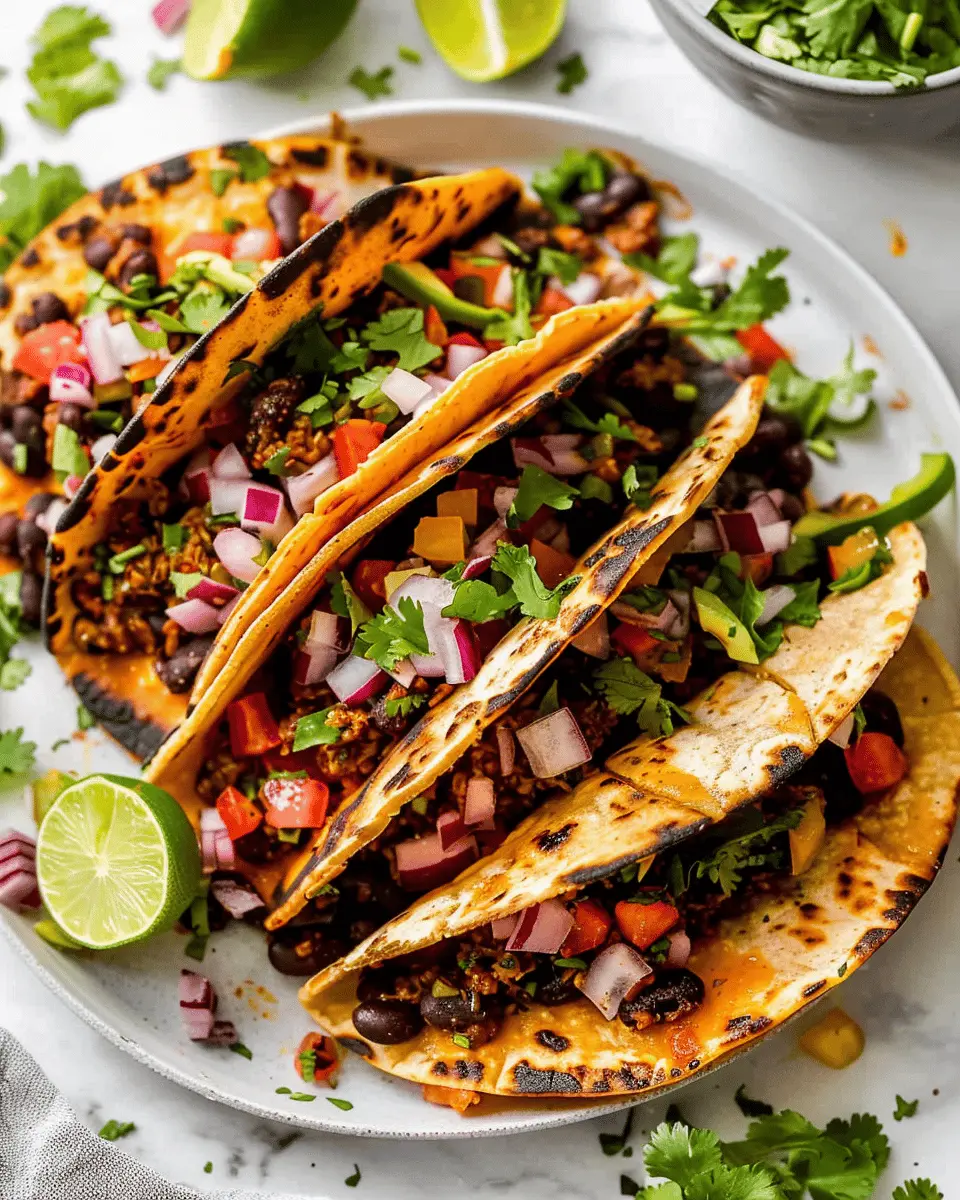 Crispy Sheet Pan Black Bean Tacos: A Quick, Delicious Dinner Option