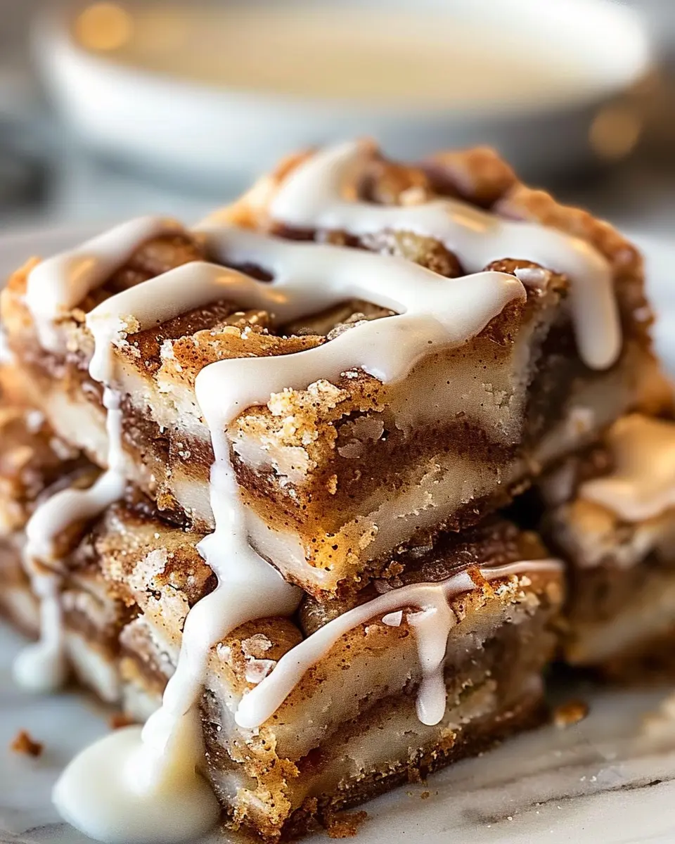 Cinnamon Roll Bliss Bars: Indulgent Treats for Any Occasion