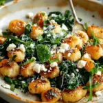 Crispy Gnocchi With Spinach And Feta