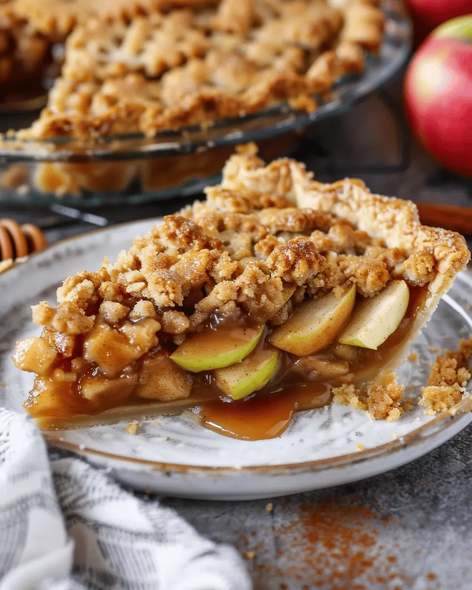 Caramel Apple Crumb Pie: The Best Homemade Indulgence