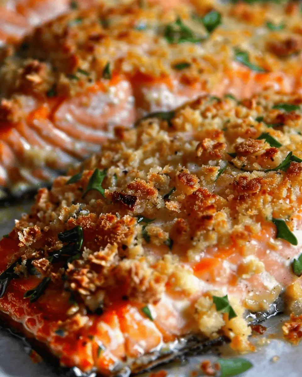 Crispy Parmesan Crusted Baked Salmon: The Best Easy Dinner Delight