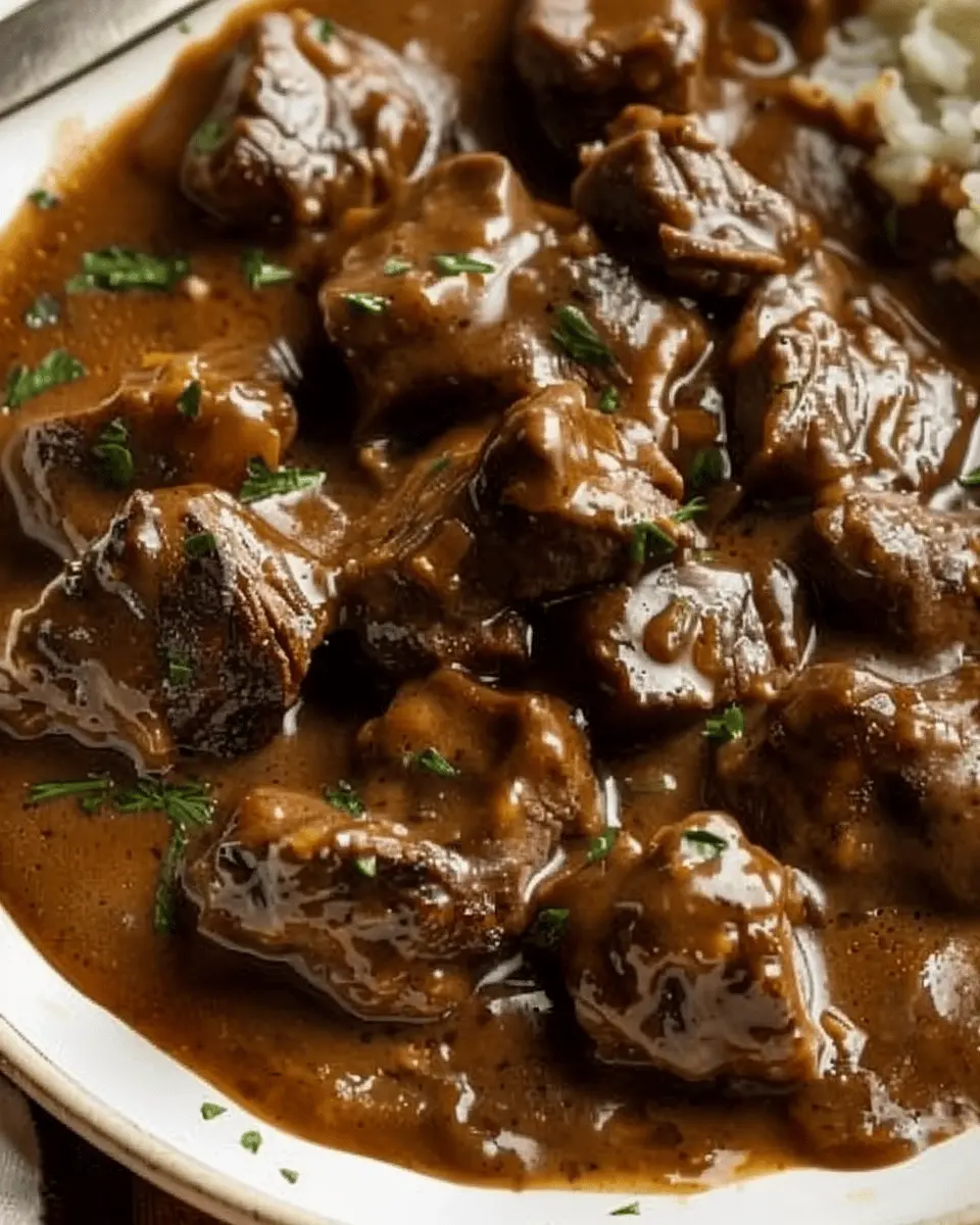 Beef Tips and Gravy