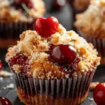 Cherry Cobbler Muffins