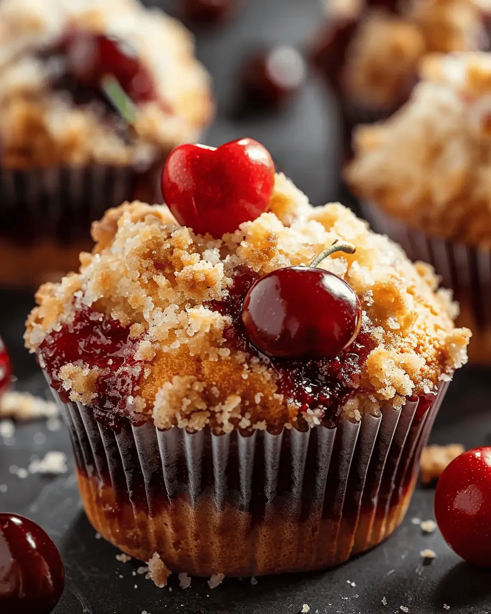 Cherry Cobbler Muffins: Easy and Irresistibly Delicious Treats