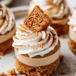 No Bake Mini Biscoff Cheesecakes
