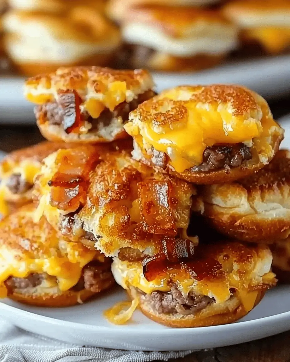 McGriddle Bites: Easy Turkey Bacon and Chicken Ham Treats