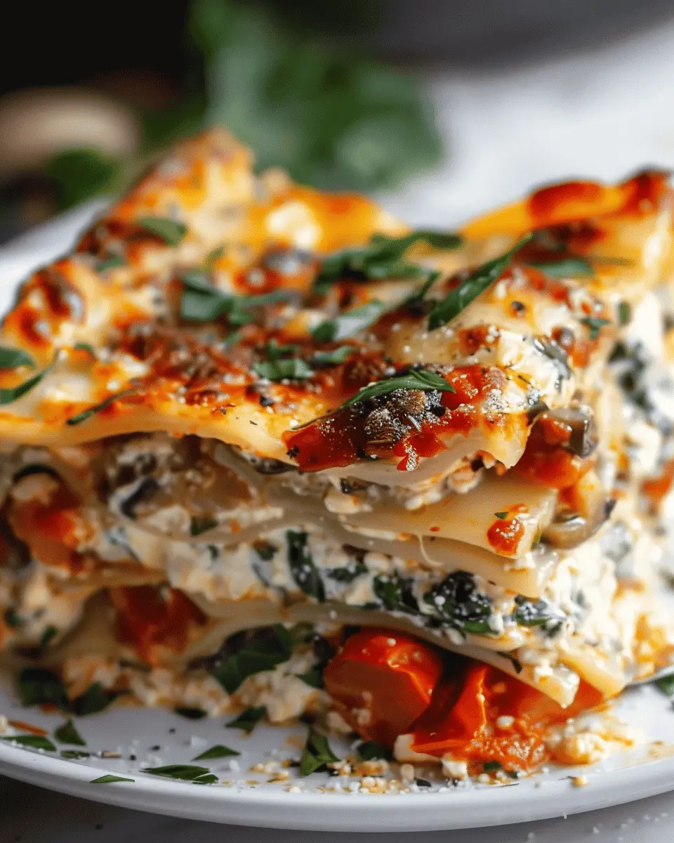 Loaded Veggie White Lasagna: The Best Comfort Food Delight