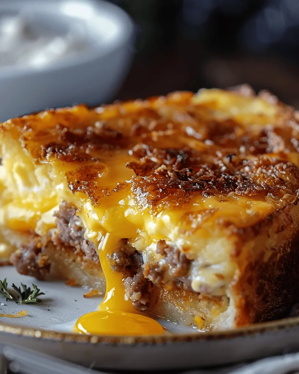 Sausage Egg Cream Cheese Hashbrown: Easy Comfort Food Delight