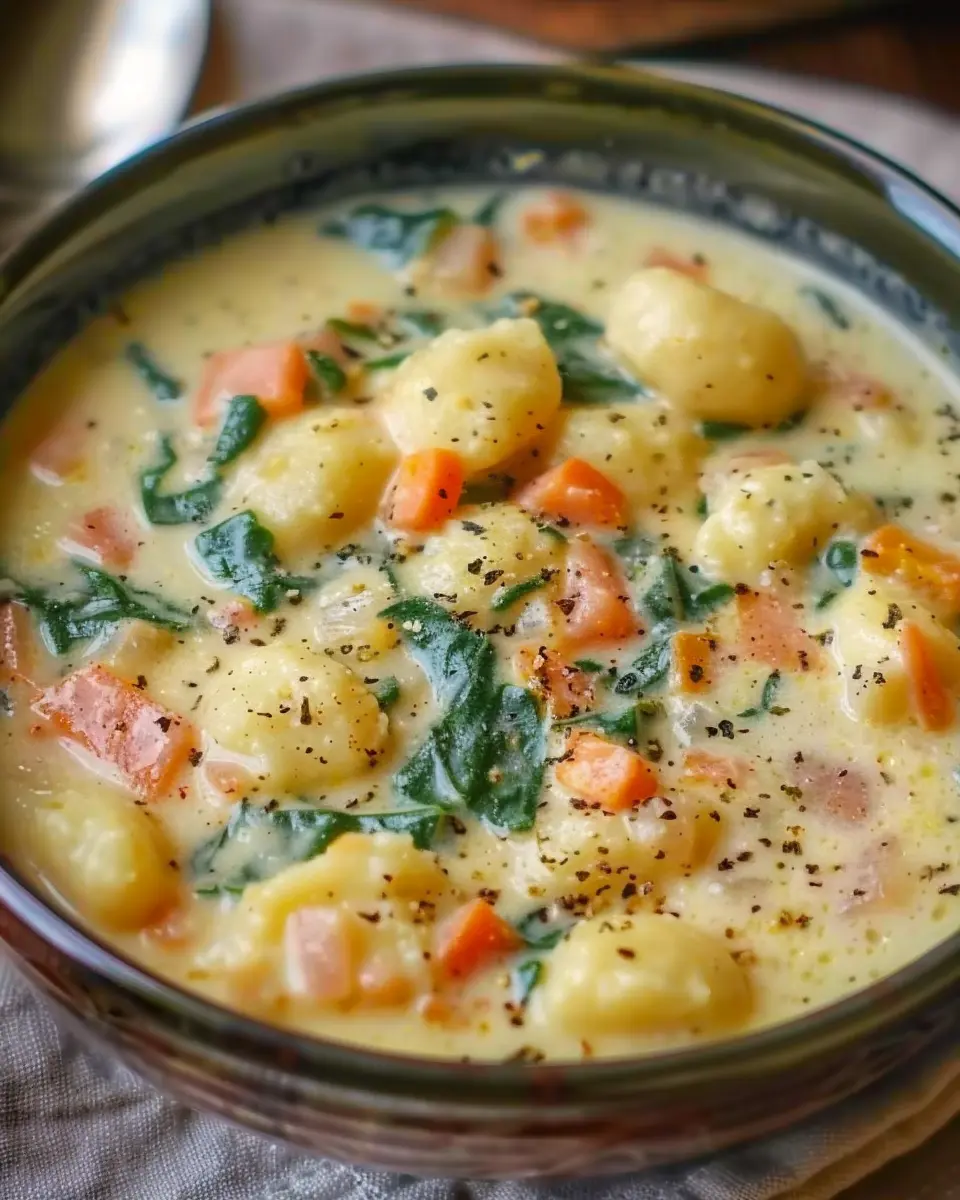 Creamy Vegetarian Gnocchi Soup: Comforting Delight for All