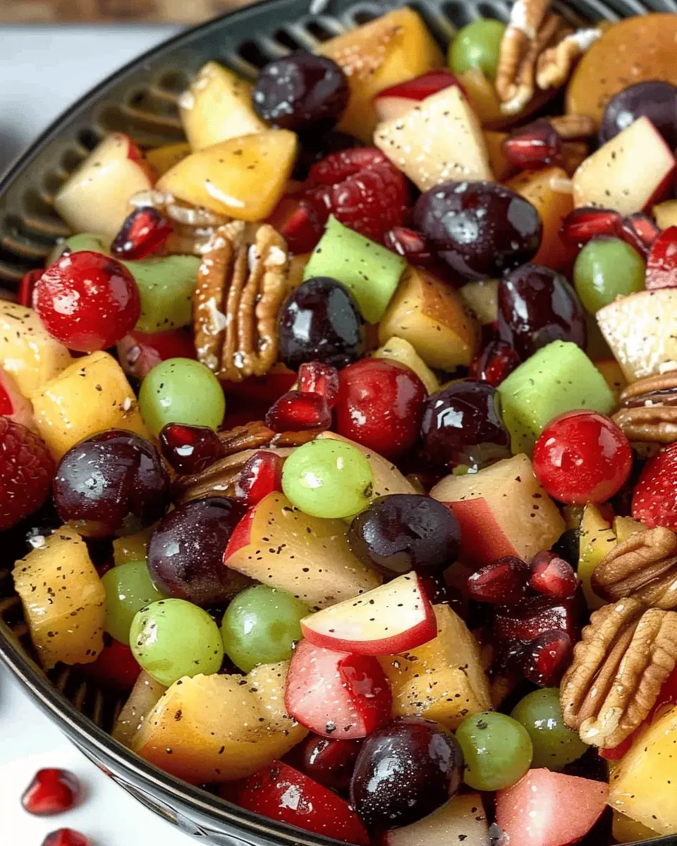 Fall Fruit Salad: A Juicy Twist on Autumn’s Freshest Flavors