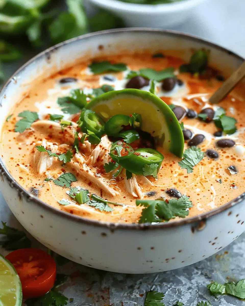 Creamy Chicken Enchilada Soup: The Best Cozy Comfort Food Recipe