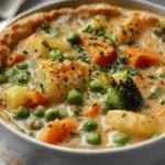 Veggie Pot Pie Soup