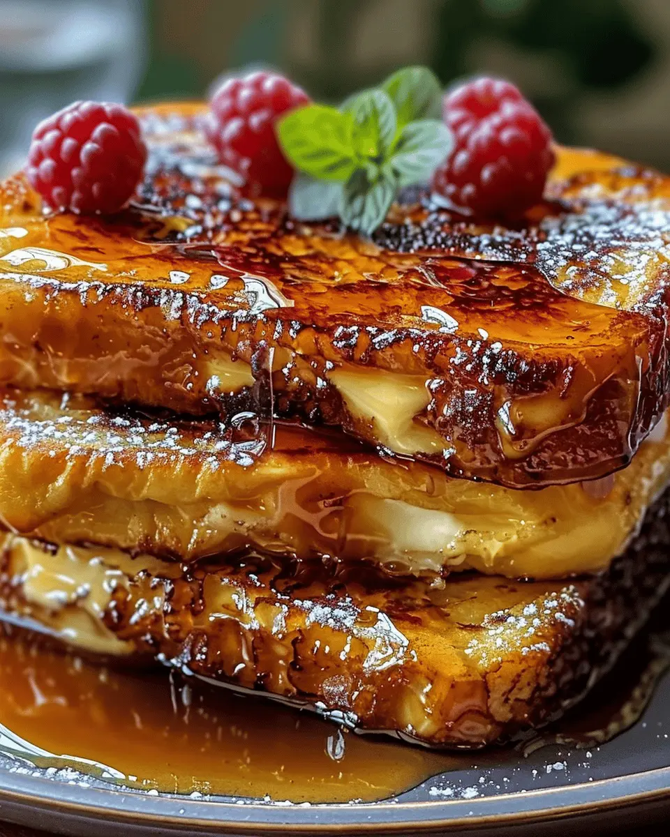 Crème Brûlée French Toast: Indulgent Breakfast with Turkey Bacon