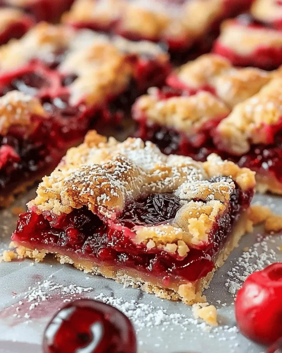 Cherry Pie Bars Recipe: Indulgent Treat for Your Sweet Tooth