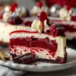 Christmas Red Velvet Cheesecake