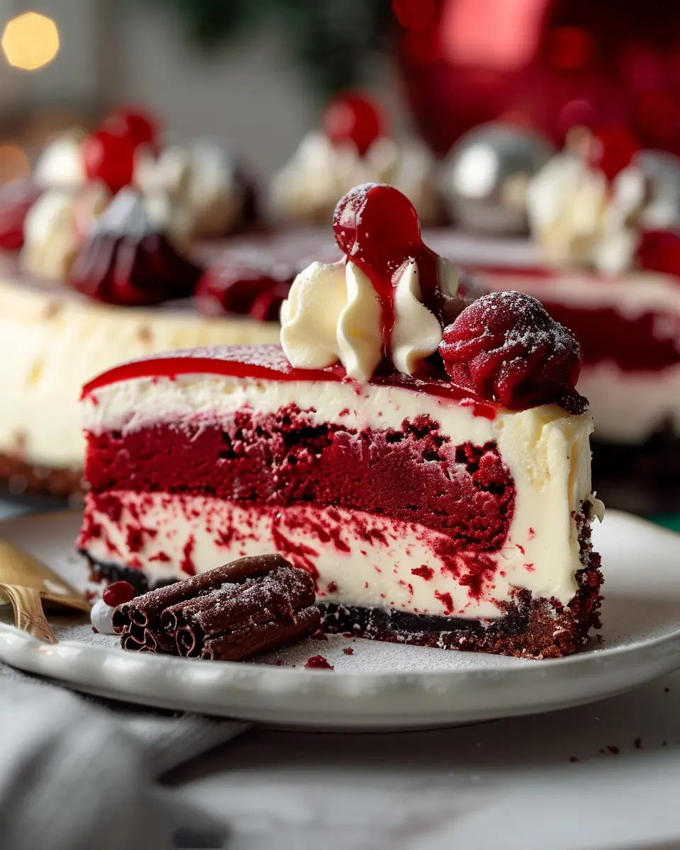 Christmas Red Velvet Cheesecake: Easy, Indulgent Holiday Delight