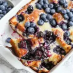 Overnight Blueberry French Toast Casserole