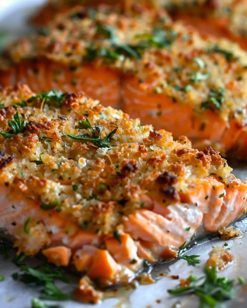 Crispy Parmesan Crusted Baked Salmon: Easy, Healthy Delight at Home