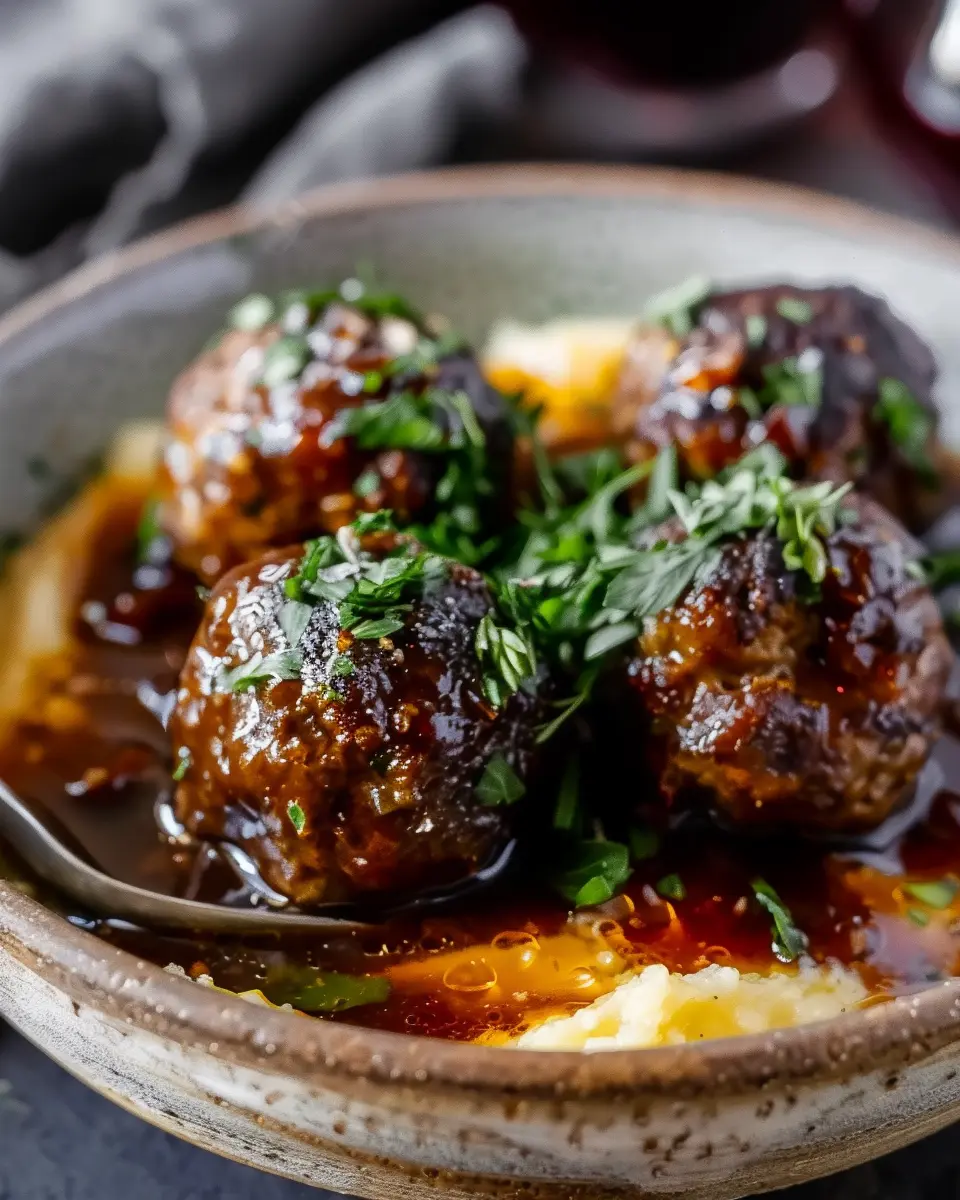 Red Wine Braised Meatballs: Juicy Comfort Food for Home Chefs