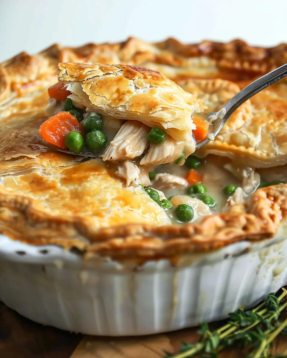 Easy Chicken Pot Pie: A Comforting Twist with Turkey Bacon