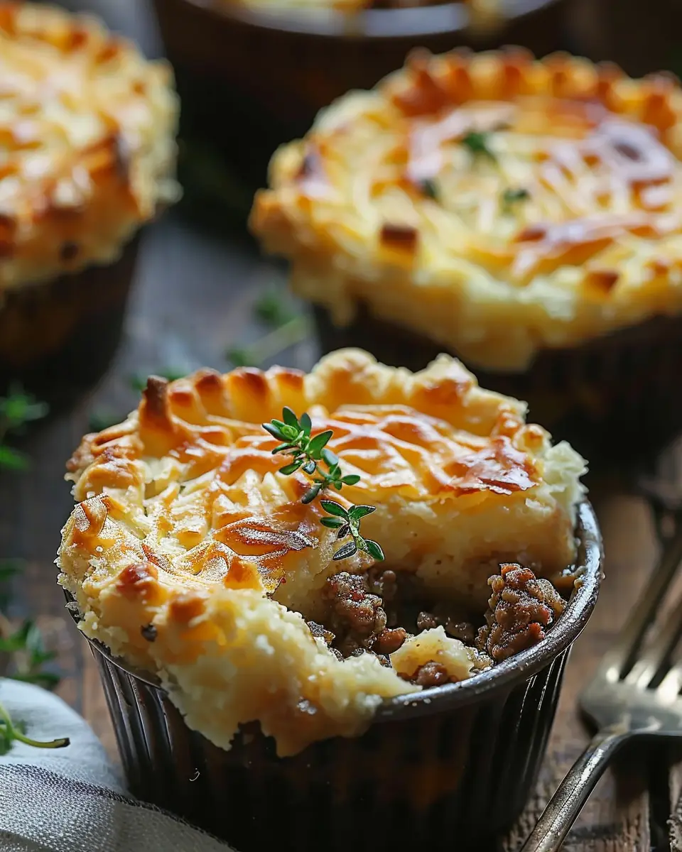 Easy Mini Shepherds Pies: A Comforting Twist with Turkey Bacon