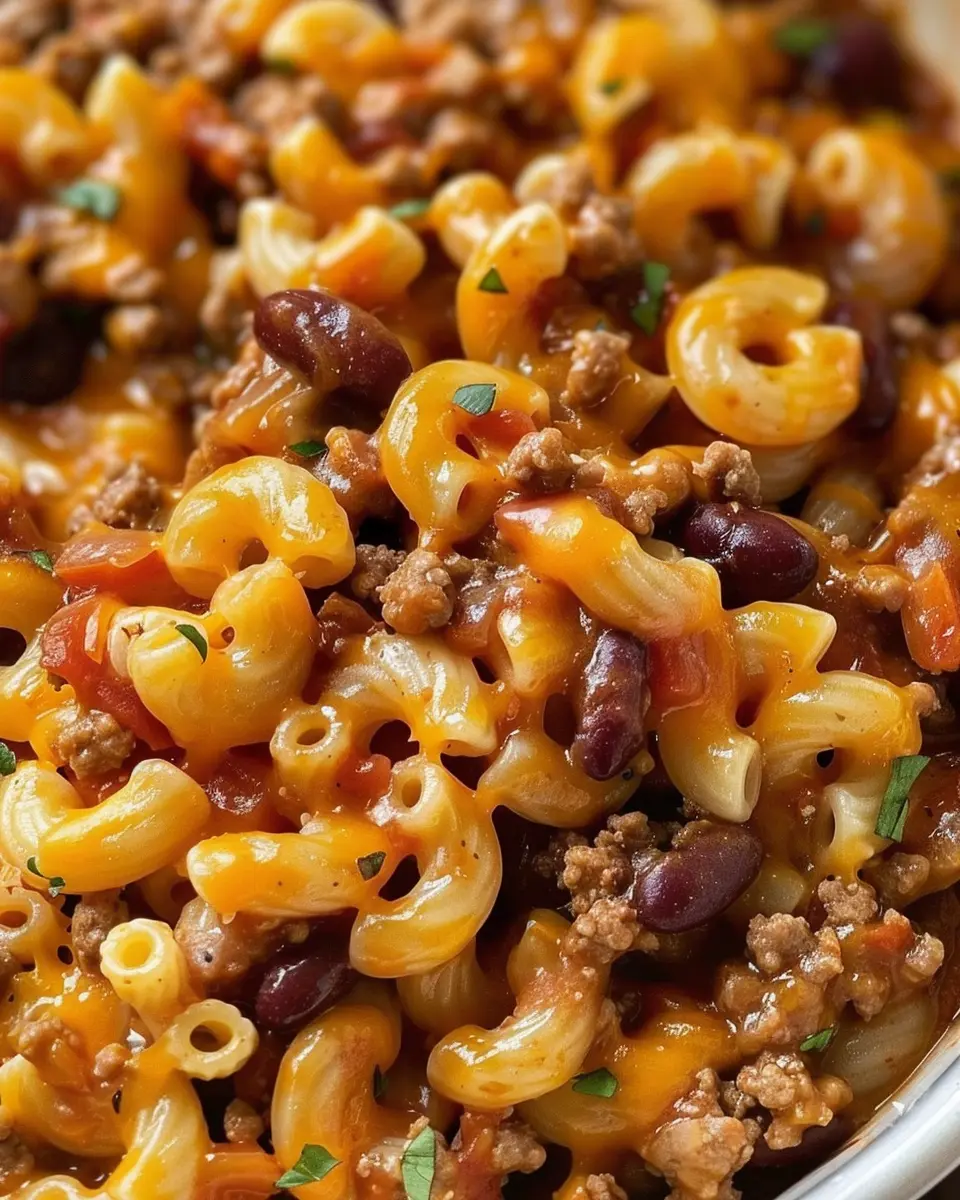Easy Chili Mac: A Comforting, High-Protein Delight with Turkey Bacon