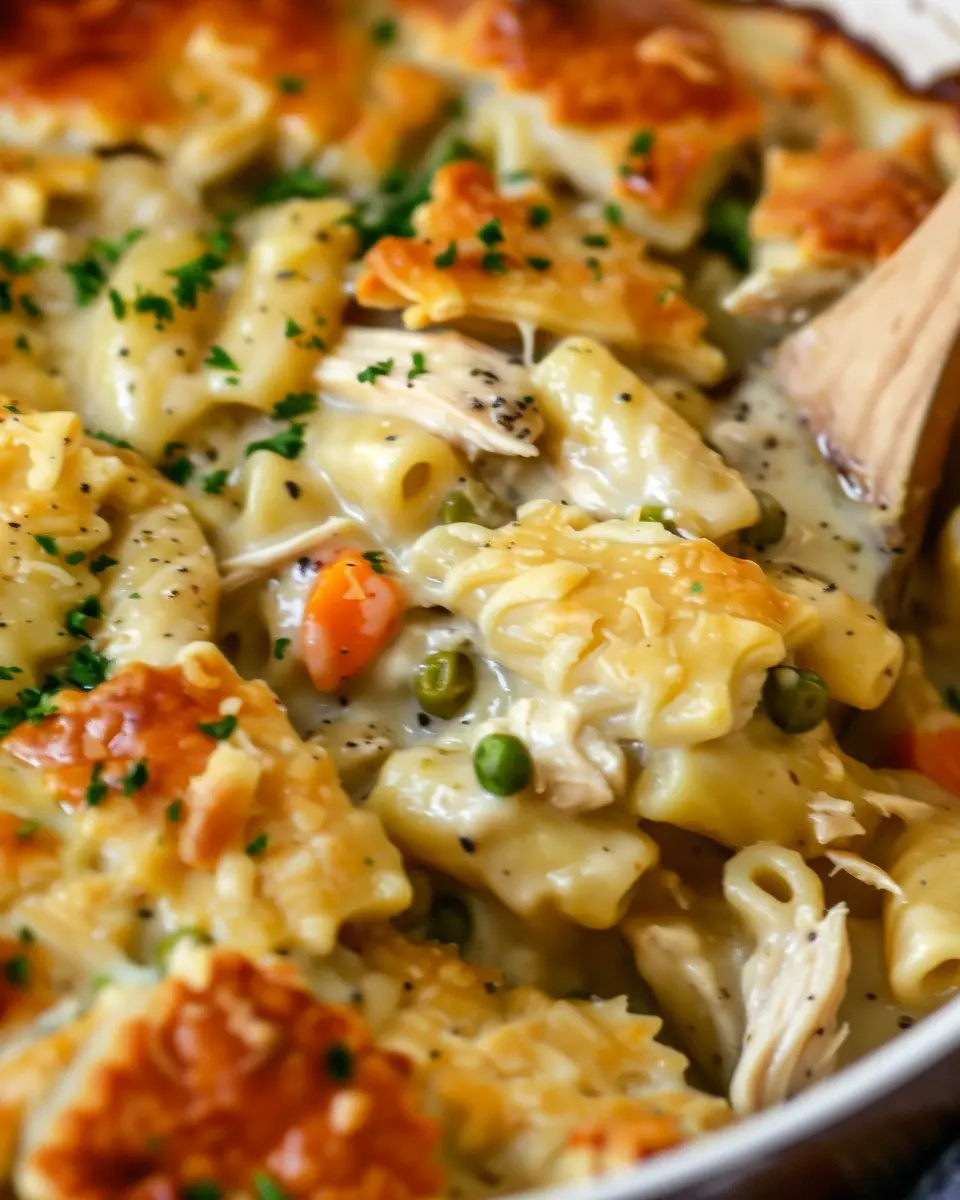 Creamy Chicken Pot Pie Pasta